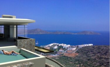 Elounda  Within a land of 3.934m2 there are ready plans for construction a villa.