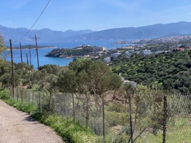 Building plot 10.711m2 for sale with sea view in the area of Katsikia, Aghios Nikolaos